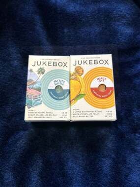Jukebox Natural Body Soap 2-Bar Set - Sky Blue Malibu & Mango No. 5